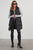 Black Solid Color Puffer Zip Up Pocketed Vest Coat Shewin