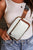 White Adjustable Strap Mini PU Leather Crossbody Bag Shewin