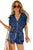 Blue Denim Romper