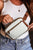 White Adjustable Strap Mini PU Leather Crossbody Bag Shewin