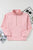 Light Pink Solid Textured Sweatshirt