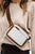 White Adjustable Strap Mini PU Leather Crossbody Bag Shewin