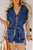 Blue Denim Romper