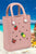 Apricot Pink Cute Jelly Eva Cut Out Tote Bag Shewin