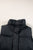 Black Solid Color Puffer Zip Up Pocketed Vest Coat Shewin