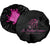 Mommy & Me Bonnets Set (black and Pink) La Boutique Unique